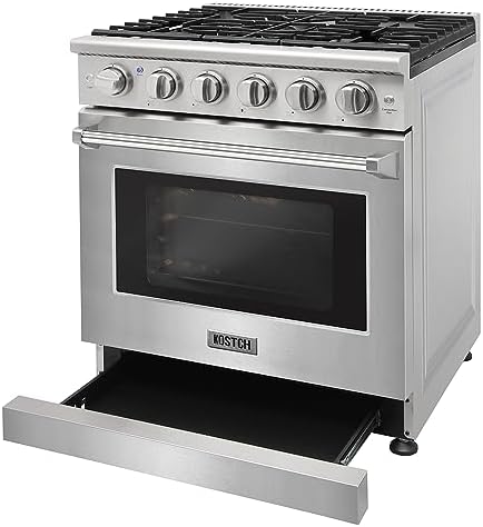 KOSTCH 30 Inch Pro-Style Propane Gas Range - KOS-30RG03MLP - Image 3