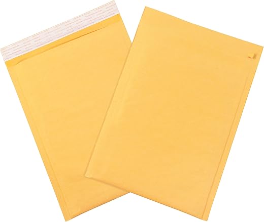 Aviditi Kraft Bubble Mailers #6, 12.5" x 19