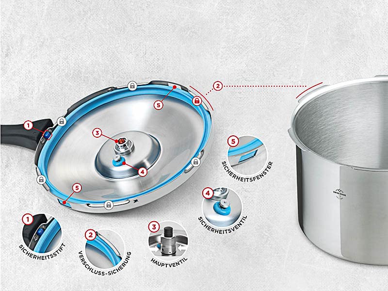 KUHN RIKON Duromatic Hotel Stainless Steel Pressure Cooker - Image 4