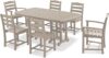 Polywood La Casa Café Dining Set, Sand