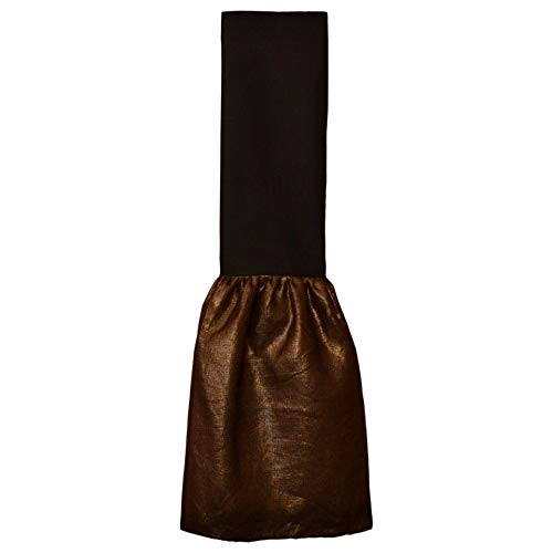 La Mode Couture Metallic Gold Linen Bedskirt Queen - Image 3