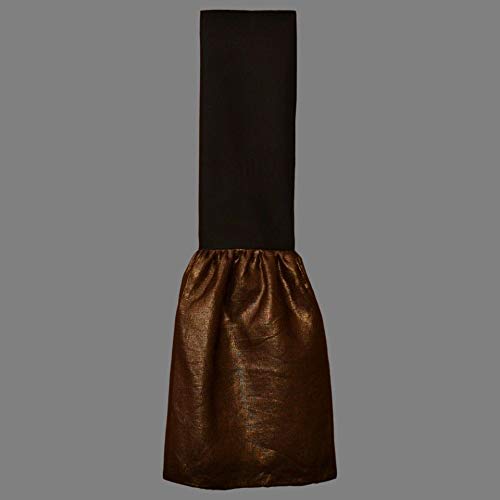 La Mode Couture Metallic Gold Linen Bedskirt Queen - Image 5