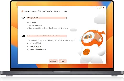 MUNBYN Label Converter Software: Batch Print Up To 50 Labels