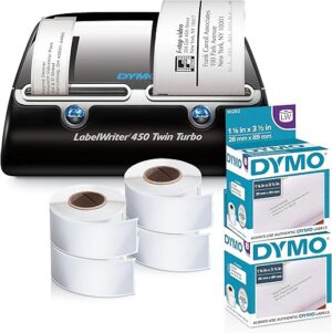 DYMO LabelWriter Twin Turbo Printer, 71 Labels/Minute