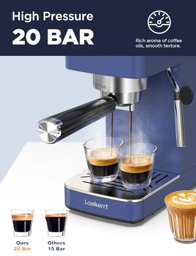 Laekerrt Espresso Machine 20 Bar With Frother - Image 2