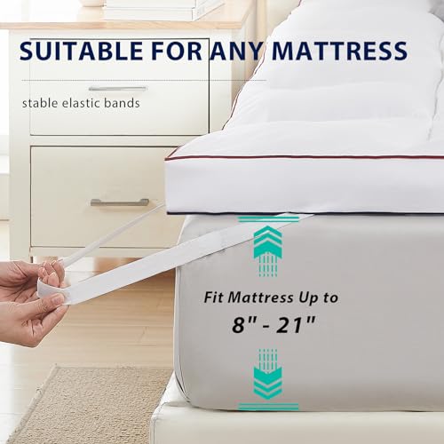 L'AGRATY Cooling King Size Extra Thick Mattress Topper - Image 5