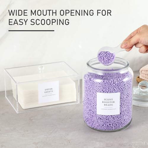 LANDNEOO Glass Jars And Dryer Sheet Holder - Image 5