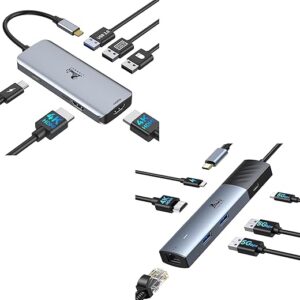 LIONWEI Laptop Docking Station Dual Monitor Hub