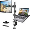 HUANUO Laptop Monitor Mount, Single Monitor Desk Stand