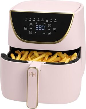 Paris Hilton Large 6-Quart Air Fryer, Touchscreen Display