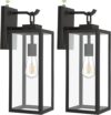 hykolity Large Dusk To Dawn Wall Lanterns