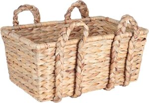 Household Essentials Large Rectangular Floor Storage Basket