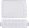 MATANA Large Rectangular Serving Platters, 18-Pack
