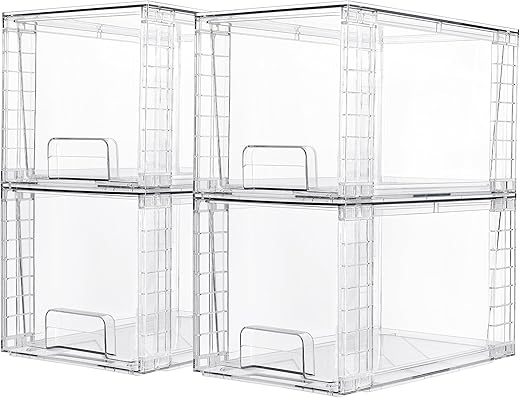 Vtopmart Large Stackable Acrylic Storage Drawers