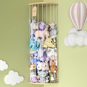 Eniffbaa Large Wood Corner Hanging Pet Storage