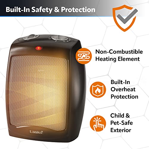 Lasko Ceramic Adjustable Thermostat Tabletop Heater - Image 5