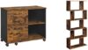 VASAGLE Lateral File Cabinet & 5-Tier Bookshelf UOFC041B01 & ULBC62BX