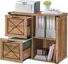 VASAGLE Lateral File Cabinet With 2 Drawers