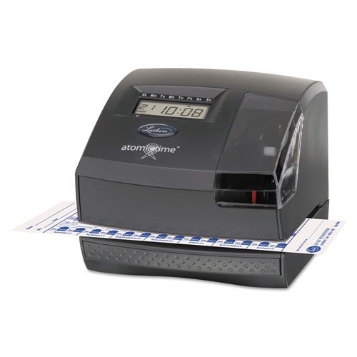Lathem 1500E Atomic Time Recorder, Charcoal - Image 3