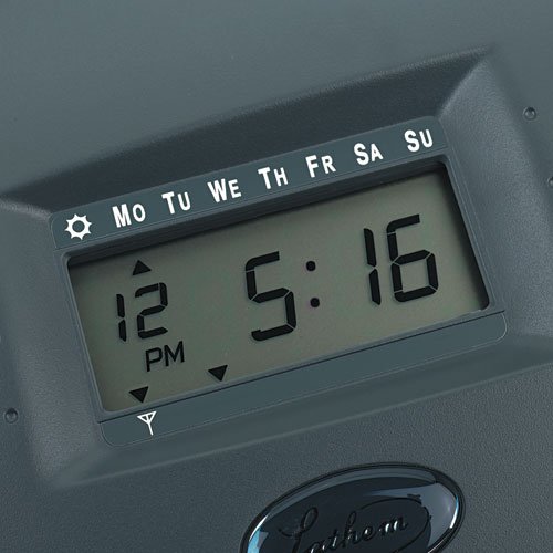 Lathem 1500E Atomic Time Recorder, Charcoal - Image 2