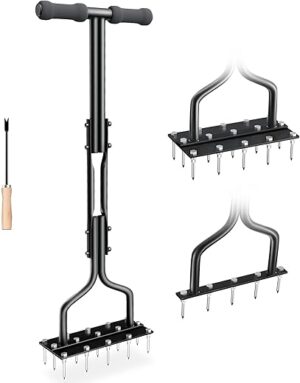 aneeway Lawn Aerator Spike Tool, 2-in-1 Manual