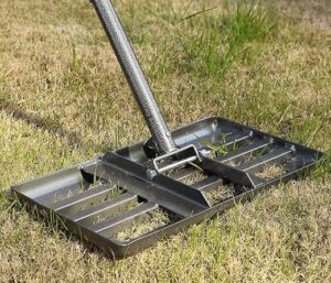 COCONUT Lawn Leveling Rake With Adjustable Handle