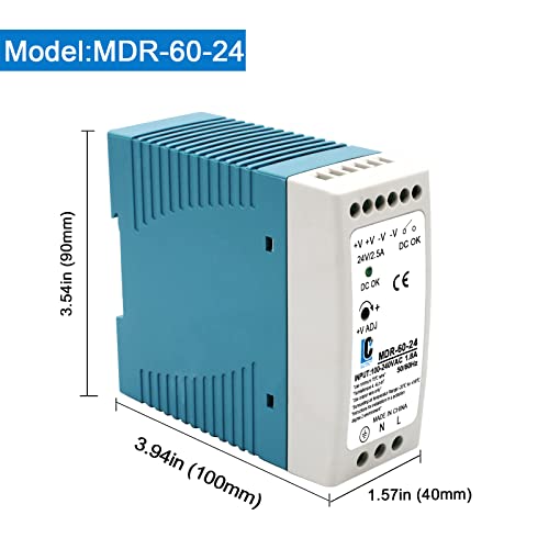 LCLCTC Din Rail 24V 60W Power Supply - Image 3