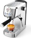 MAttinata LCM1663 Espresso Machine, Stainless Steel