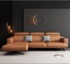 FANCUF Leather Sofa For Living Room