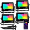 Pesken LED Flood Light Outdoor RGB Floodlights