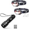 Lighting EVER LED Headlamp & Flashlight Bundle