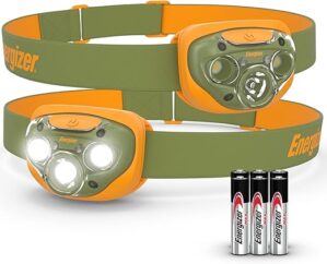 Energizer LED Headlamp PRO (2-Pack), IPX4 Water Resistant