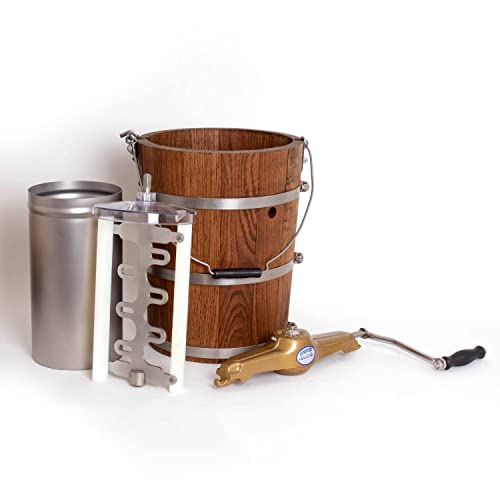 Lehman's Manual Ice Cream Maker, Hand Crank, 6 Quart - Image 2