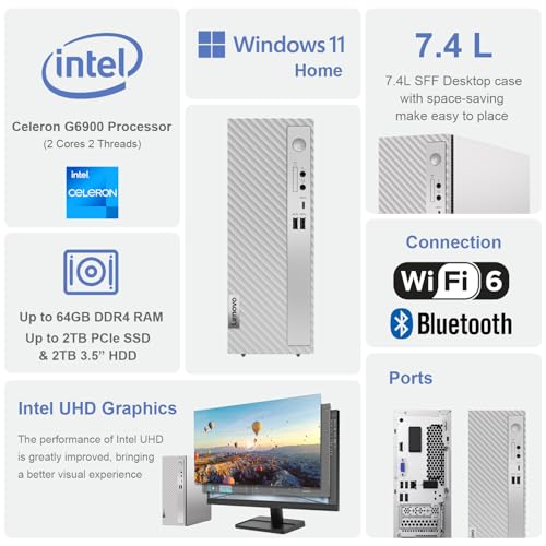 Lenovo IdeaCentre 3 Slim Desktop Computer - Image 2