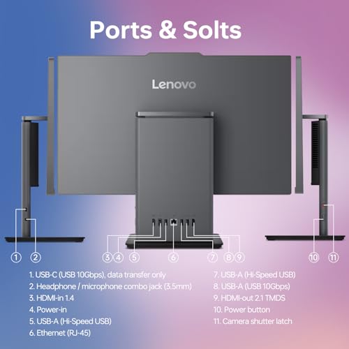 Lenovo ThinkCentre All-in-One Desktop, 23.8β FHD, i7-13620H - Image 5