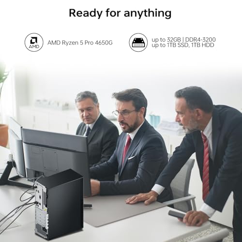 Lenovo ThinkCentre Versatility SFF Desktop, Ryzen 5 Pro - Image 4