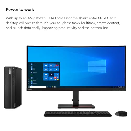 Lenovo ThinkCentre Versatility SFF Desktop, Ryzen 5 Pro - Image 2