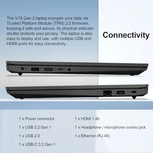 Lenovo V15 Lightweight Laptop, 16GB RAM, 1TB SSD - Image 5
