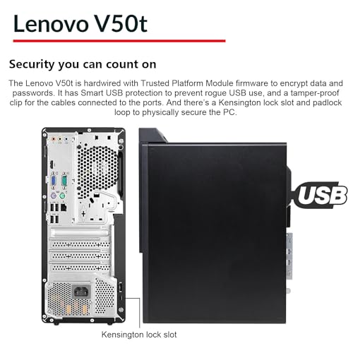 Lenovo V50t Business Tower Desktop, Intel i5, 32GB RAM - Image 4