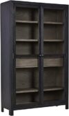 Signature Design by Ashley Lenston Transitional Accent Cabinet, Black & Gray