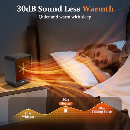 Lerat Electric Space Heater, 500 Watts, Black - Image 5