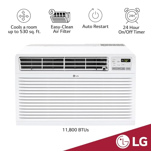 LG 11,800 BTU Wall Air Conditioner, 115V - Image 4
