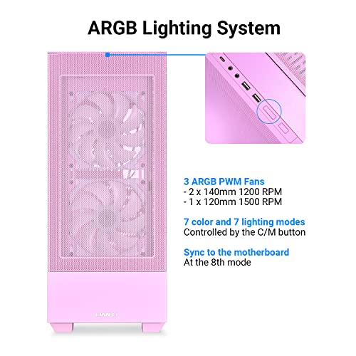 Lian Li High Airflow ATX PC Case, RGB - Image 3