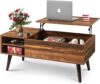WLIVE Lift Top Coffee Table With Storage