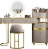 Suuim Lighted Rock Slab Makeup Unit (D Light Grey)