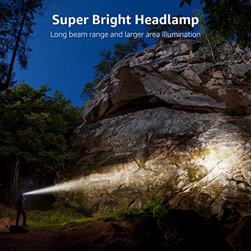 Lighting EVER 3200008-2 LED Rechargeable Headlamp Super Bright - Image 2