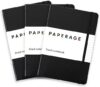 PAPERAGE Lined Journal Notebooks, 3 Pack, Hardcover