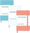 PAPERAGE Lined Pocket Journal Notebook, 3 Pack