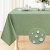 Smiry Linen Waterproof Burlap Tablecloth