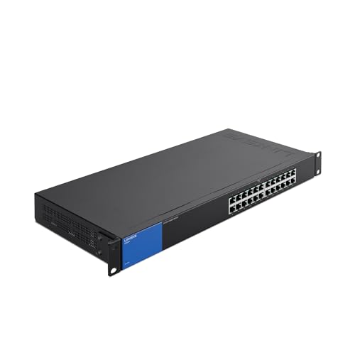 Linksys Linksys LGS124 24 Port Gigabit Switch & StarTech.com 8 Outlet PDU - Image 2